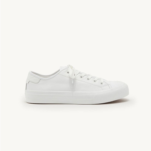 Low-top leather sneakers - Picture 1 of 5